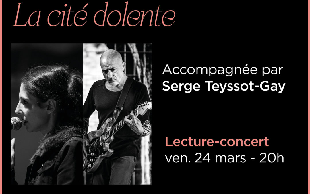 24.03.23 Laure Gauthier et Serge Teyssot-Gay à la Maison de la poésie
