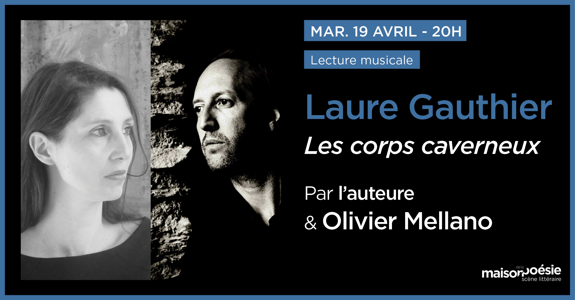 Flyer 19.04 Maison de la poésie Lecture Concert