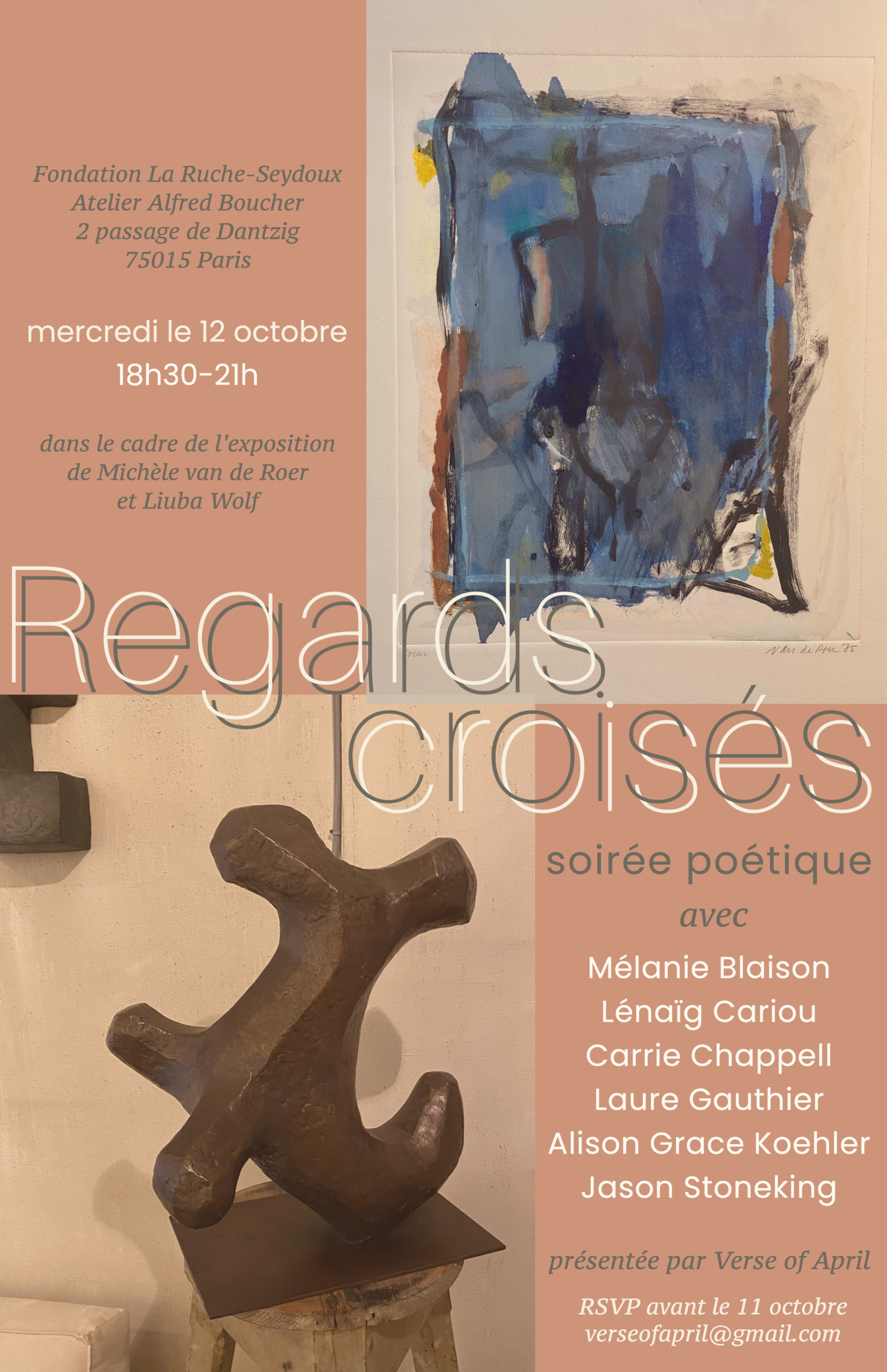 Affiche Regards Croisés Laure Gauthier